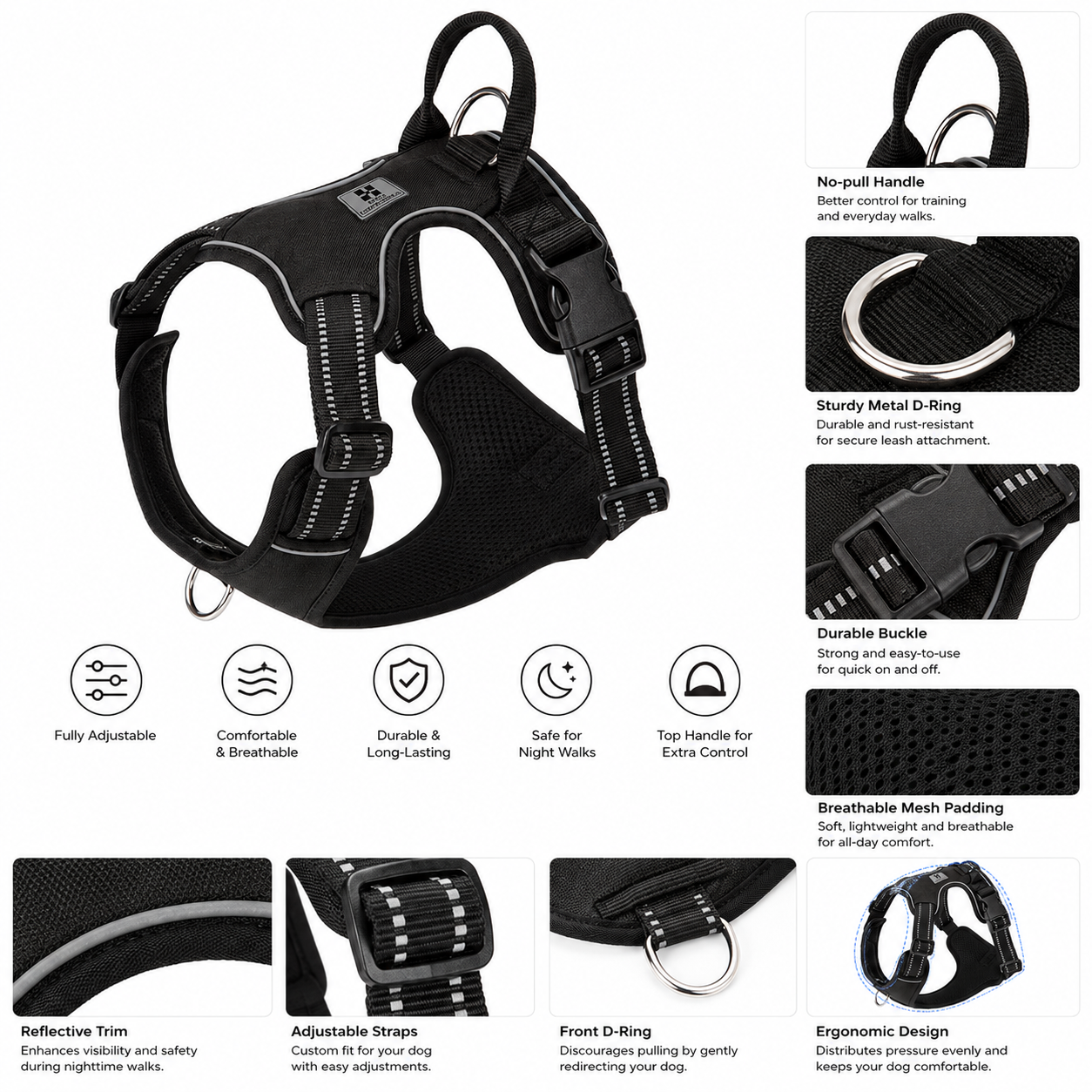 No Pull Dog Harness